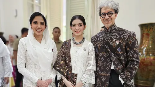 Gaya Elegan Selvi Ananda Bersama Gibran Rakabuming di Pernikahan Anak Menko Yusril